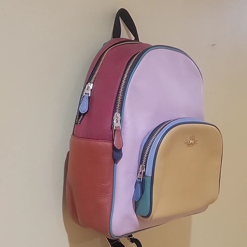 Coach Backpack In Color Block - Picture 4 of 13